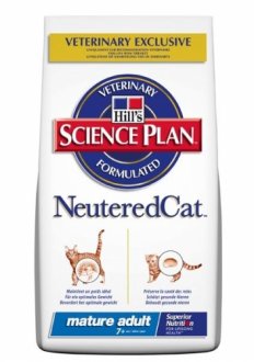 Hill's SP Neutered Cat Mature – cчастливая старость кота  от зоомагазина «ЗООшеф»